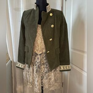 Y2K 00s lace mini dress top gold metallic sheer lace babydoll dress | small |